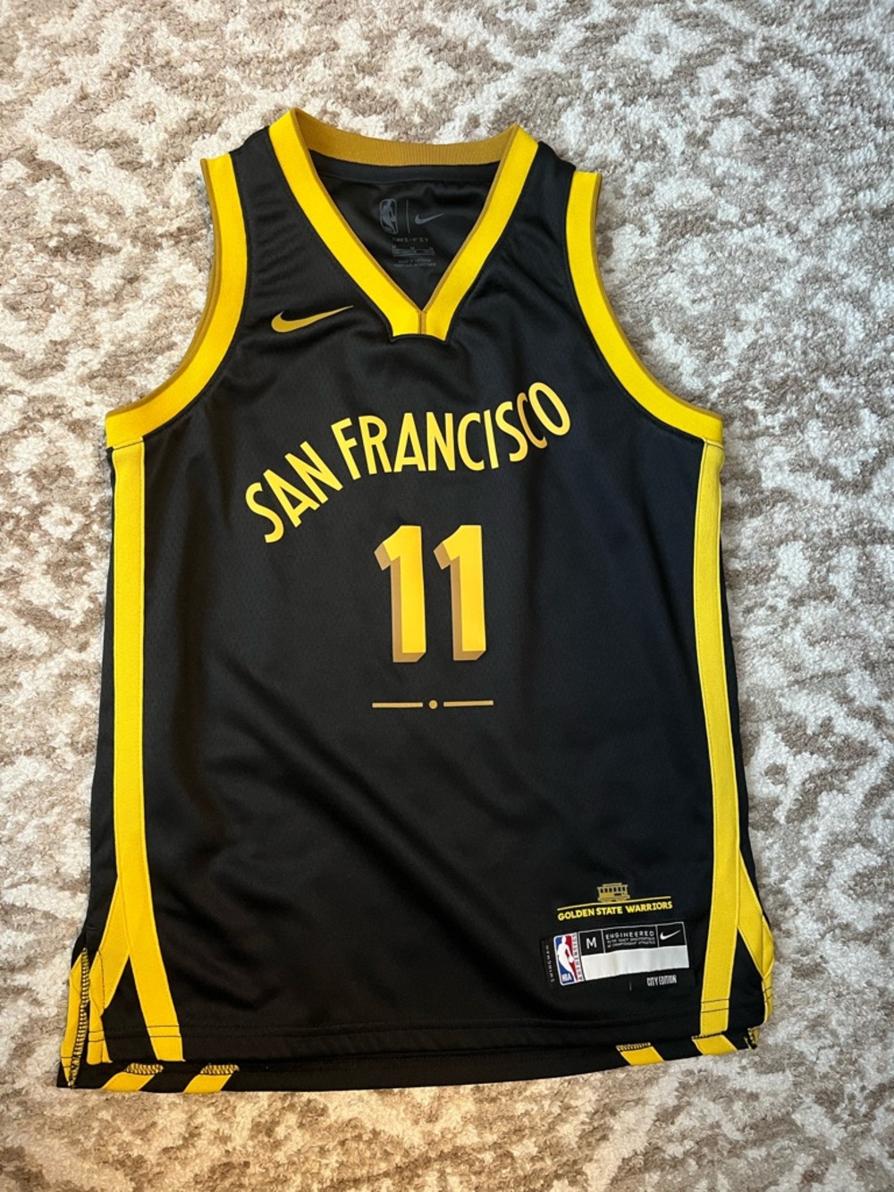 Nike Golden State Warriors City Edition Klay Thompson Jersey in Youth M